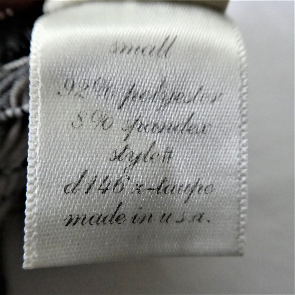 Francesca's Black Beige Chevron Maxi Dress Smocked Bodice Strapless Bird Cage - Picture 7 of 8